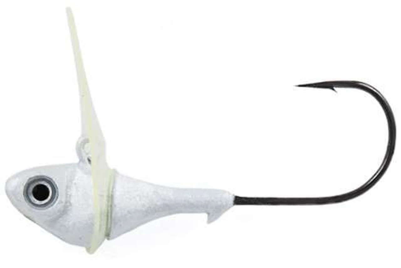 Fish Head Dude Jig Head - 1/4 Oz. - Pearl White