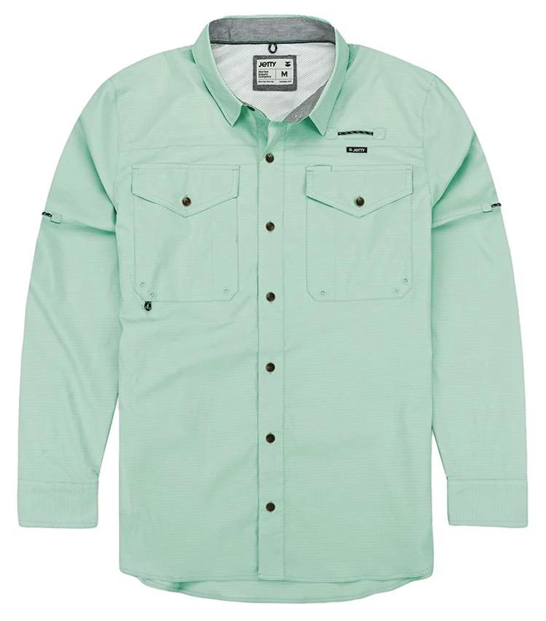 Jetty Bowline Long Sleeve Guide Shirt - Mint - Large 3 Jetty Bowline Long Sleeve Guide Shirt - Mint - Large