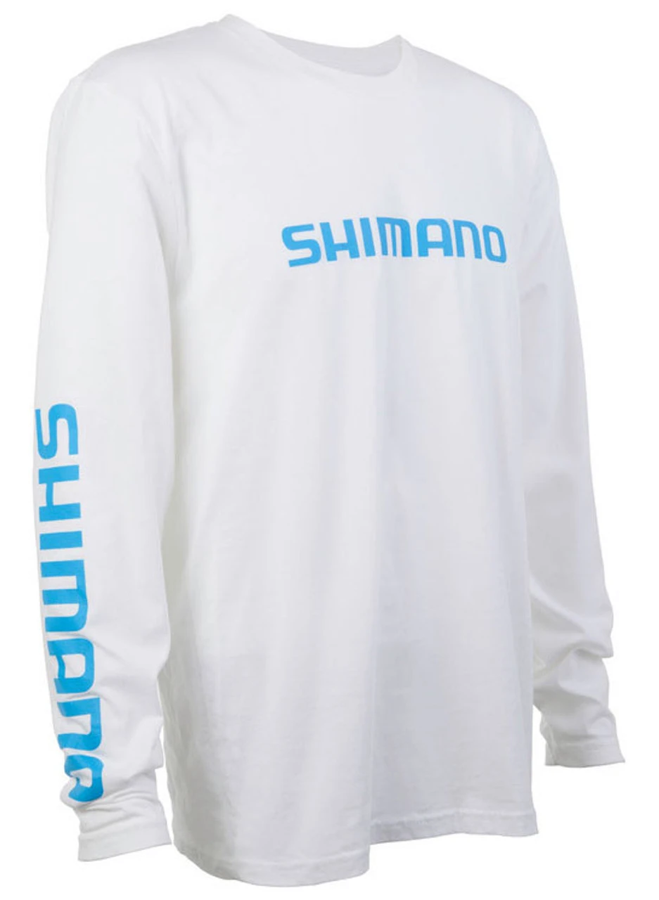 Shimano Logo Cotton Long Sleeve T-Shirts 6 Shimano Logo Cotton Long Sleeve T-Shirts - Image 4