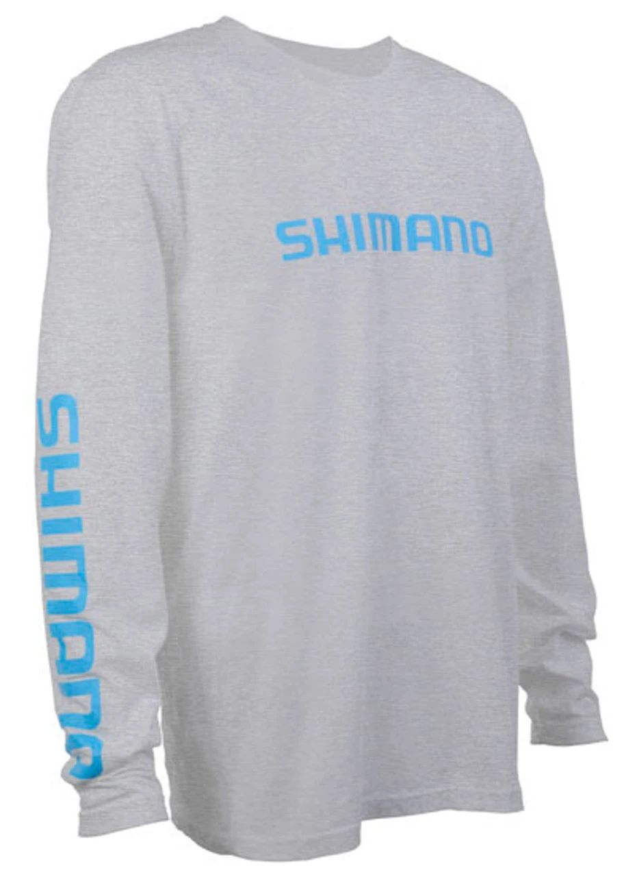 Shimano Logo Cotton Long Sleeve T-Shirts 4 Shimano Logo Cotton Long Sleeve T-Shirts - Image 2