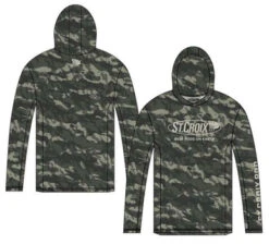 St. Croix Covert Hooded Long Sleeve Shirt